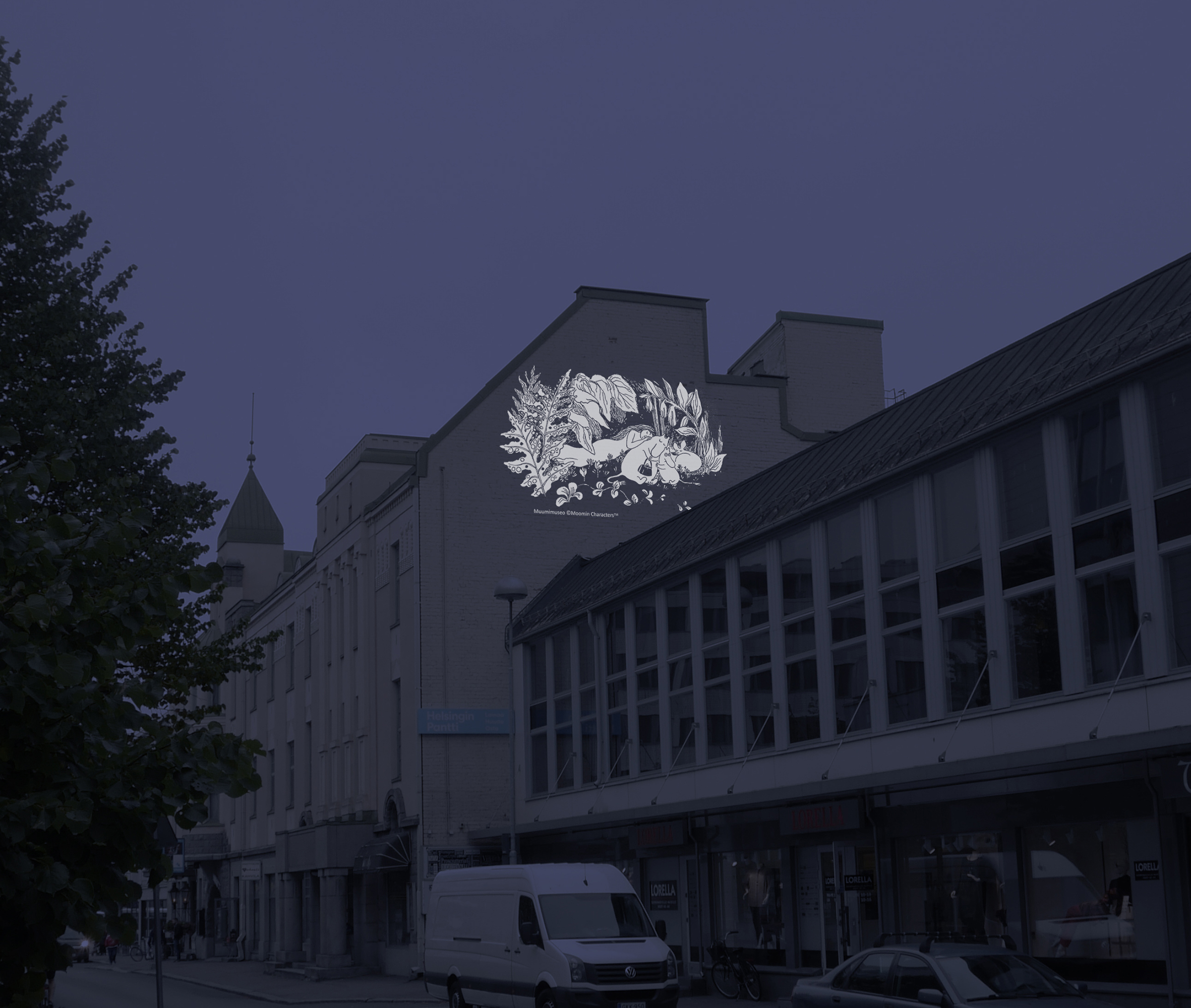 Light Gallery 2025: The Moomins' Journey Home - Tampereen taidemuseo